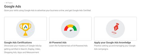 google adwords skill shop.